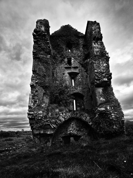 Cloondooan Castle: Example of Black and White Photography