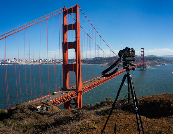 Tripod in Use at the Golden Gate