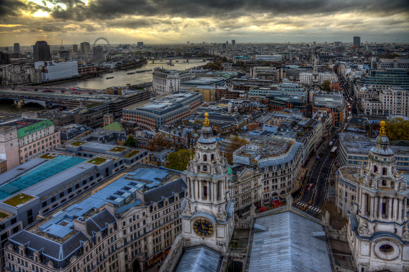 View from Dome of St. Paul's Cathedral