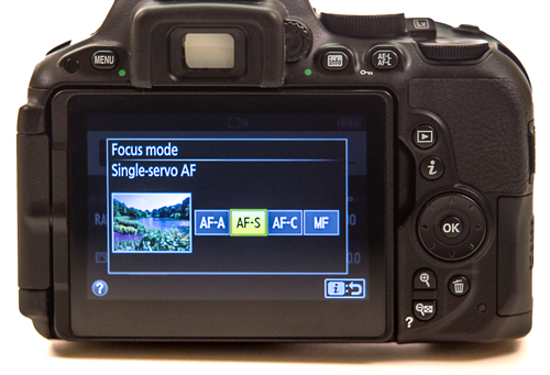 Autofocus modes on Nikon cameras