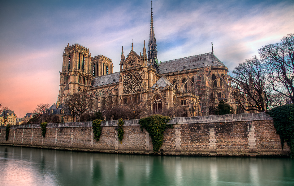 Photo of Notre Dame to print in Lightroom