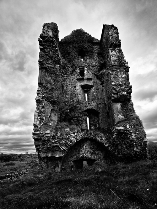 Cloondooan Castle - Example of black and white photography