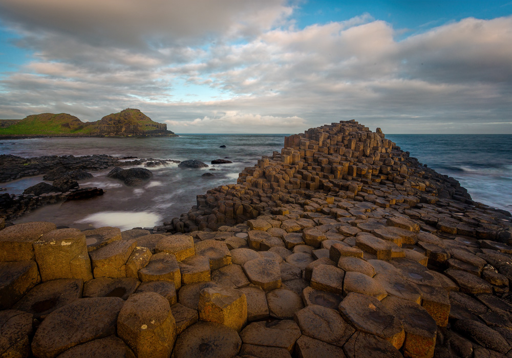 Hexagonal stones of Giant's Causeway