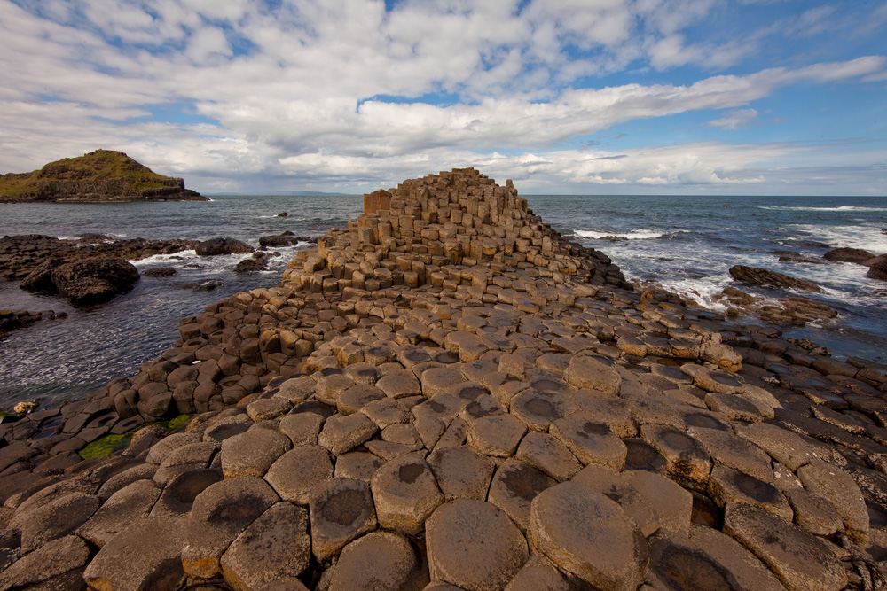 Hexagonal stones of Giant's Causeway