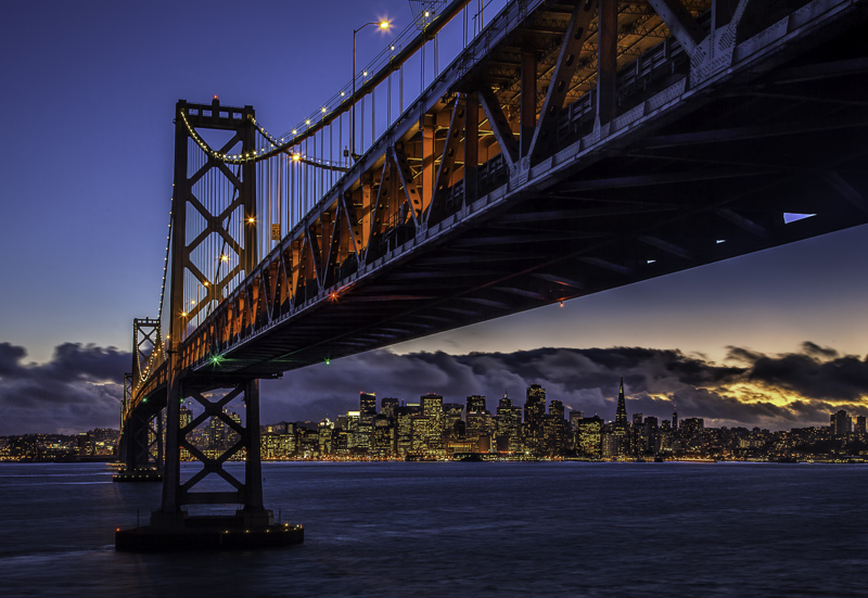 Travel planning : Shot of San Francisco from Treasure Island